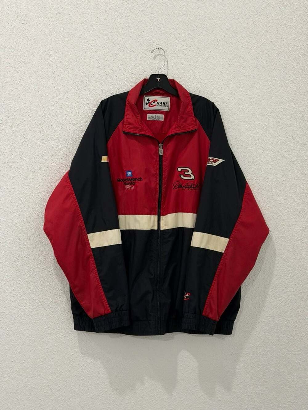 Vintage Chase Authentics Dale Earnhardt No. 3 Goodwrench NASCAR Racing Jacket XL